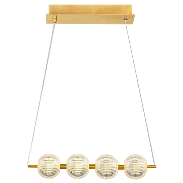 Wisząca lampa kule Brillant LP-3303/4L GD LED 20W 3000-6000K złoty