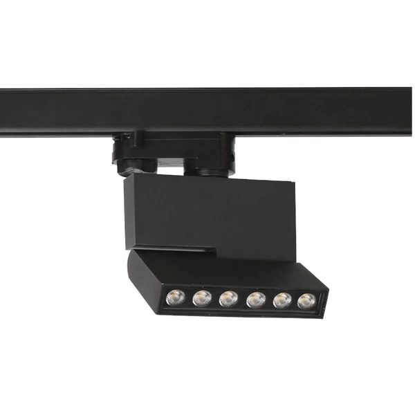 Ruchoma lampa Leon AZ3491 LED 12W 3000K czarna do 3-fazwego szynoprzewodu