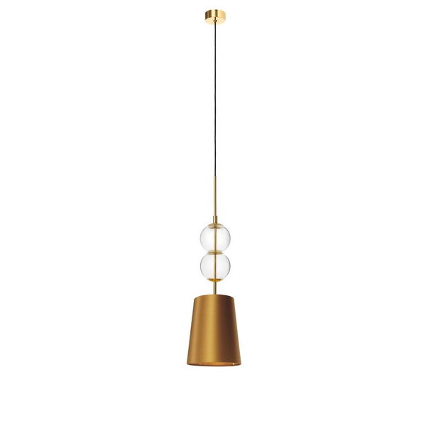 Wisząca lampa glamour COCO 11100105 złota ze szklanymi kulkami