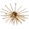 Dekoracyjna lampa sufitowa L&-181937 Light& sticks słońce mosiądz