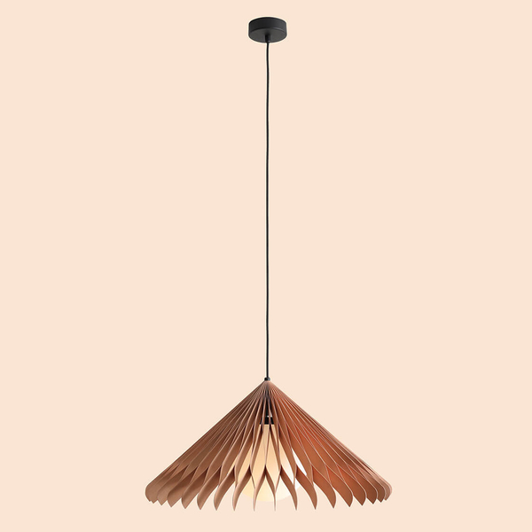 Skandynawska lampa wisząca SUN 1140G_L Aldex boho drewniany