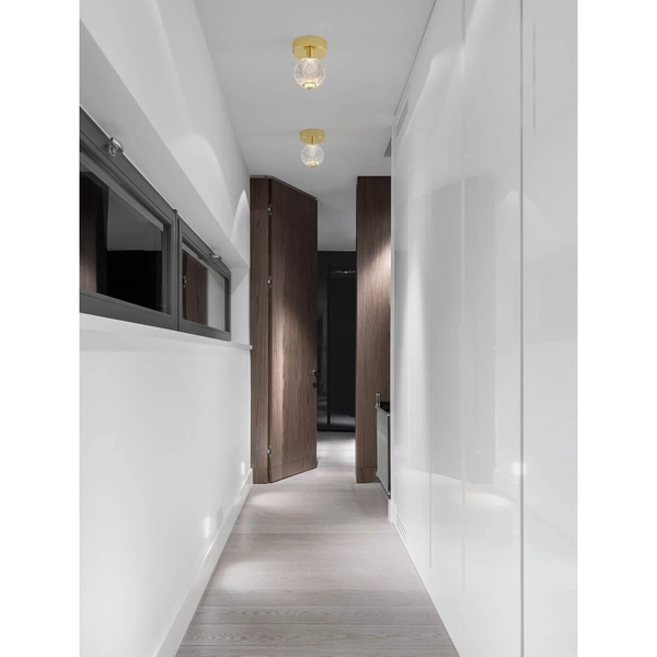 Przysufitowa lampa CANA LE42691 LED 6W 3200K kula złoty przezroczysty