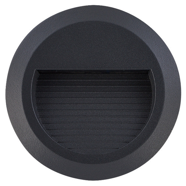 Elewacyjna LAMPA zewnętrzna ROUND LED 8147 Nowodvorski okrągła OPRAWA outdoor LED 1,6W 3000K ścienna IP54 czarna