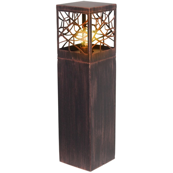 Rustykalny słupek ogrodowy Whitney 46394/55 metal IP44 rdzawy