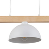 Lampa wisząca skandynawska Oslo 4712 TK Lighting drewniana potrójna biała