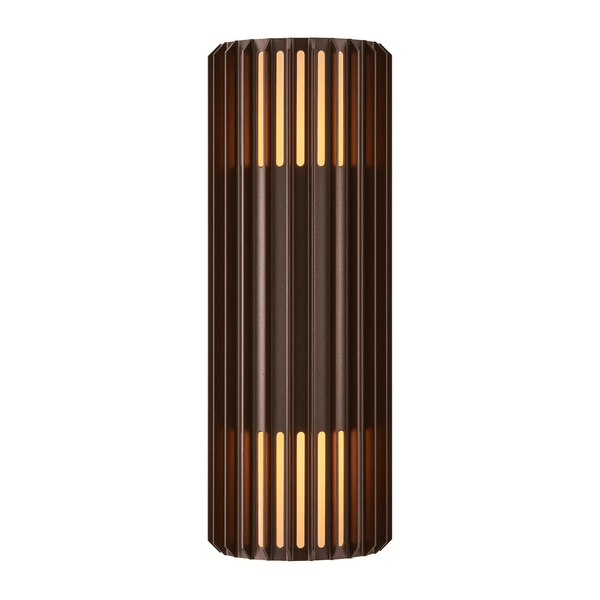Elewacyjna lampa na ścianę tuba ALUDRA 2418121261 IP54 brązowy