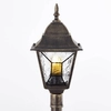 Uliczna lampa latarnia Janel 90984A86 Brilliant retro metalowa czarny złoty