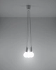 LAMPA wisząca SL.0570 pająk OPRAWKA zwis industrialny biały