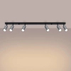 Sufitowa lampa na belce Winx SL.1372 Sollux metalowa chrom czarny