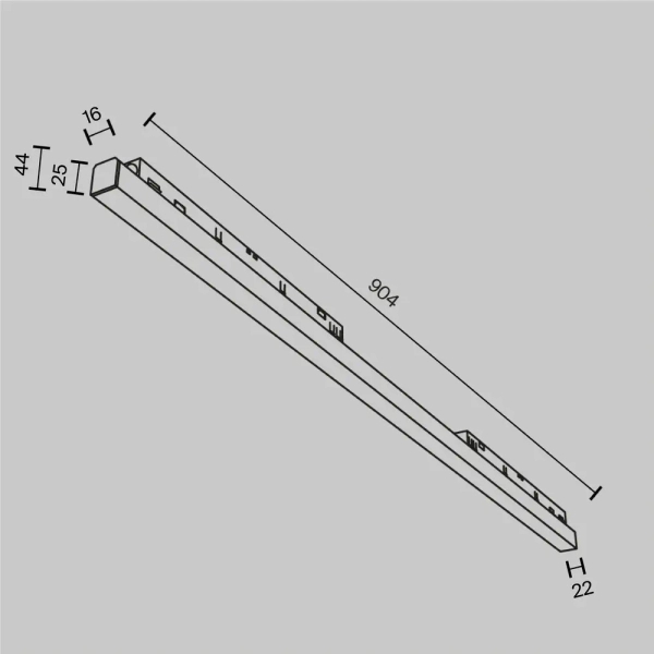 Lampa magnetyczna Exility TR030-4-30WTW-DD2-B LED 30W 2700-6000K czarna