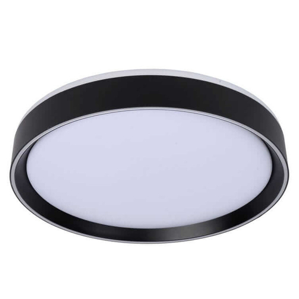 Plafoniera LAMPA sufitowa NURIA 79182/24/30 Lucide okrągła OPRAWA plafon LED 18W 2700K natynkowy czarny