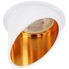 Sufitowa lampa metalowa CGOPSUFRUR do pokoju biała złota