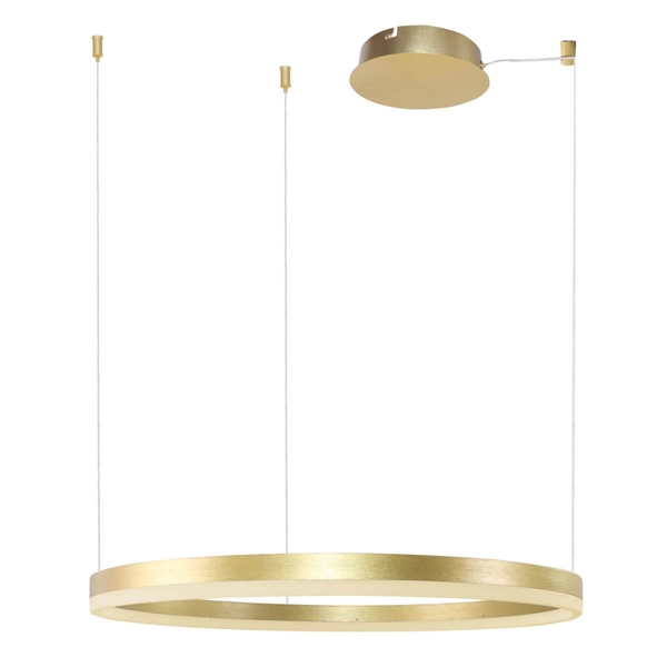 Wisząca lampa salonowa Halo AZ4964 Azzardo LED 53W 2900K pierścień złota