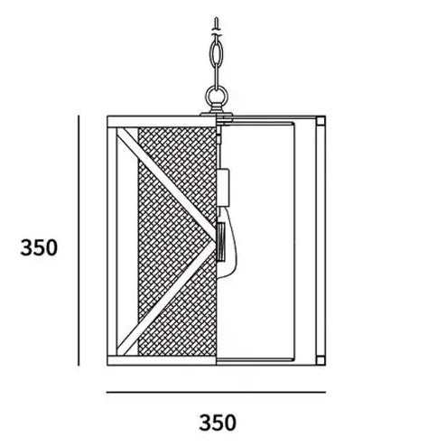 Nowoczesna LAMPA wisząca NEW YORK P01403AU-WH Cosmolight metalowy ZWIS do sypialni klatka tuba złota