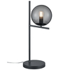 Modernistyczna LAMPA stołowa NYXIS DL142502000 Trio szklana LAMPKA stojąca kula grafitowa przydymiona