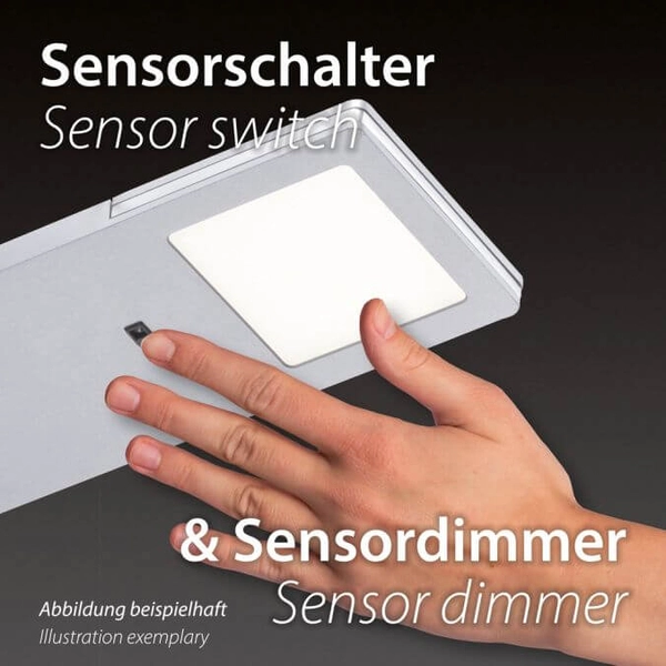 Lampa wisząca NELE 15880-55 LED 26W 2700-5000K listwa srebrny