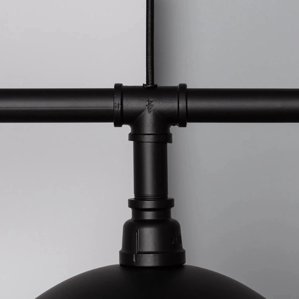 Kopułowa lampa wisząca Retro ABR-RRR-3XE27 Abruzzo potrójna czarny