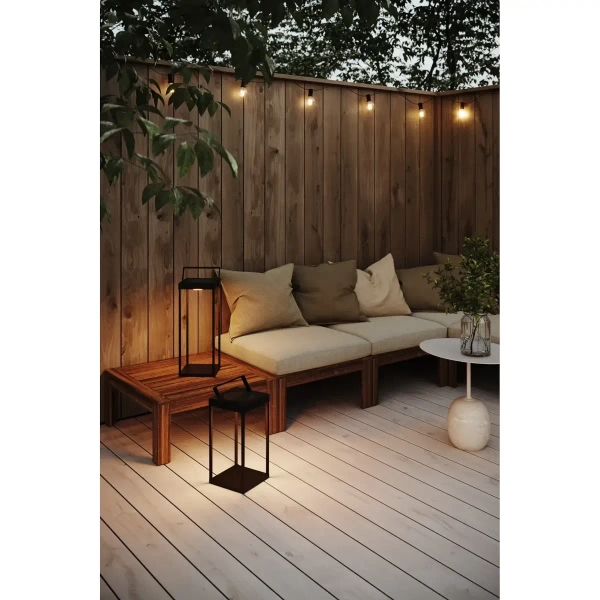 Solarna lampa zewnętrzna Pure 108880 LED 1W 3000K USB-C IP44 czarny