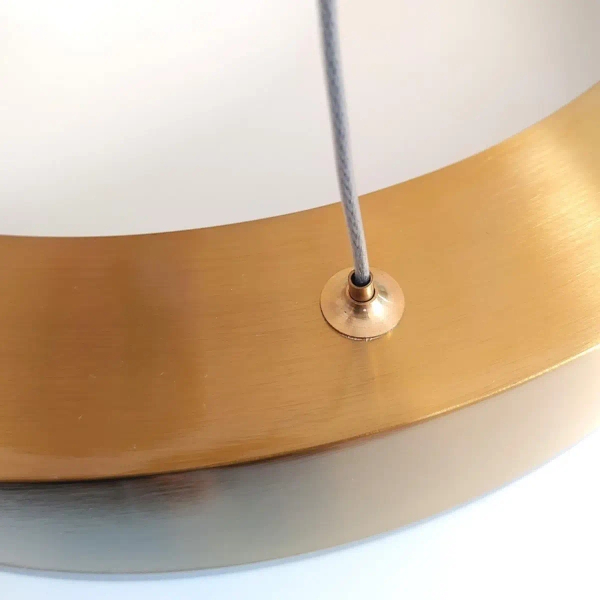 Lampa podwieszana Circle ST-8848-40 brass Step LED 21W 3000K pierścieniowa mosiądz