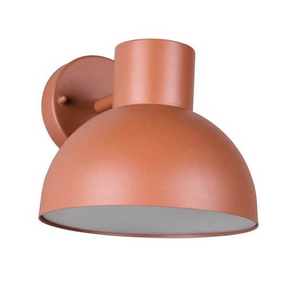 Kopułowa lampa ścienna ELBE 262360140 łazienkowa IP44 koralowa