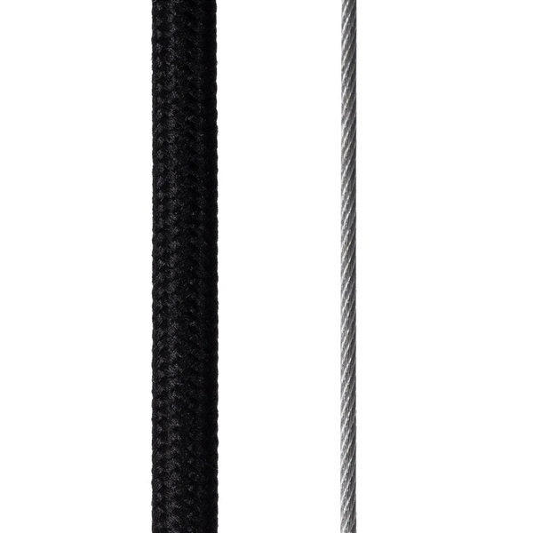 LAMPA wisząca CALIXT 05433/02/30 Lucide metalowa OPRAWA industrialny zwis czarny