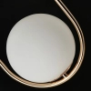 Wisząca lampa Coco AZ4981 szklana ball kula zwis złota 