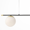 LAMPA wisząca NOSTALGIA MOD048PL-02G Maytoni szklana OPRAWA modernistyczny plafon kule balls białe czarne