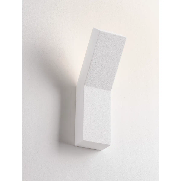 Ścienna lampa gipsowa DORSELA LE45576 minimalistyczna biała