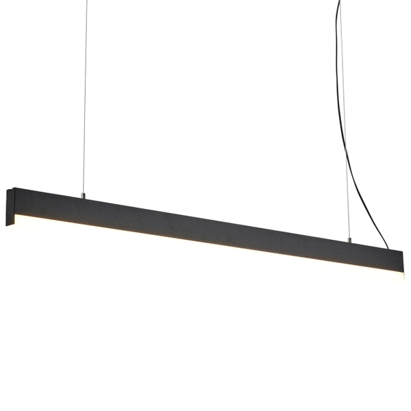 Biurowa lampa wisząca Sigi PL0129-BK Yaskr LED 36W 3000K czarna