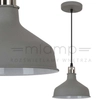 Industrialna LAMPA wisząca HOOPER MD-HN8049M-GR+S.NICK Italux metalowa OPRAWA zwis loft szary