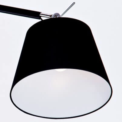 Lampa stojąca jadalniana Zyta AZ1849+AZ2600 regulowana z abażurem czarna