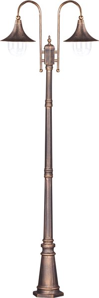 Latarnia ogrodowa Boston K-8127 CZARNY/ZŁOTY czarna złota 