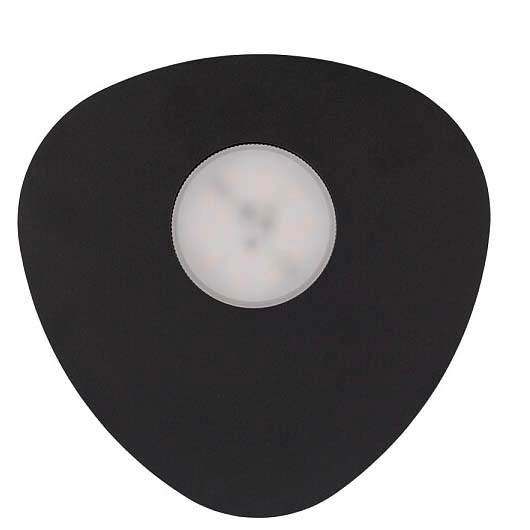 Czarna lampa sufitowa Organic 8303 minimalistyczna do sypialni