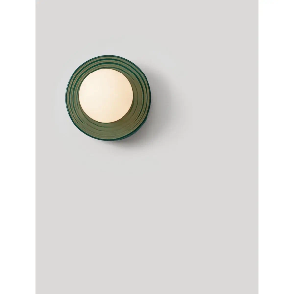 Kinkiet ścienny do jadalni MALVANO LE45263 z porcelany zielony