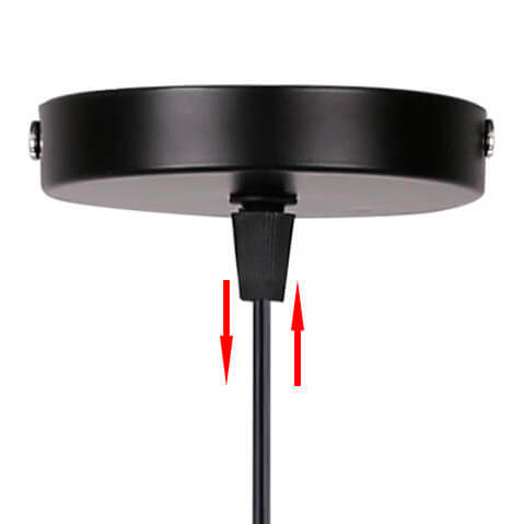 Szklana lampa wisząca Bistro 31-00569 do przedpokoju brązowa czarna