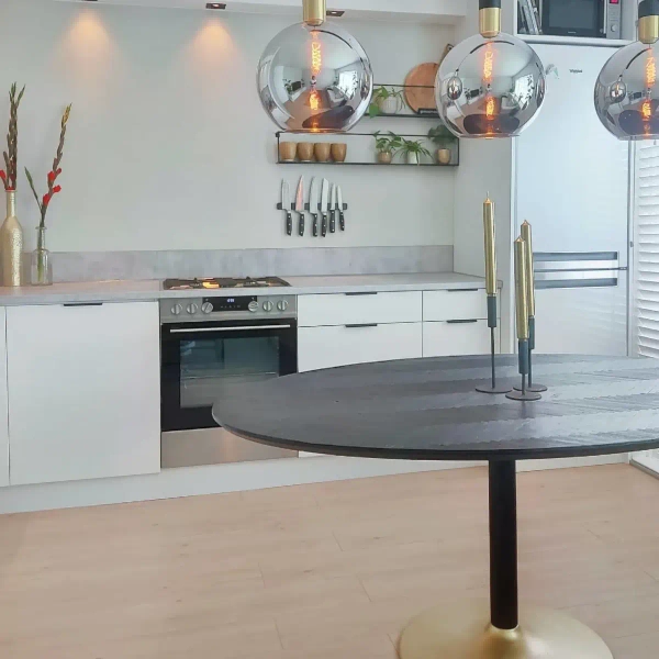 Wisząca lampa potrójna Julius 34438/03/65 Lucide okrągła czarna złota