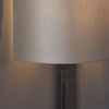 Salonowa lampa ścienna L&-195271 Light& z abażurem brązowa ecru