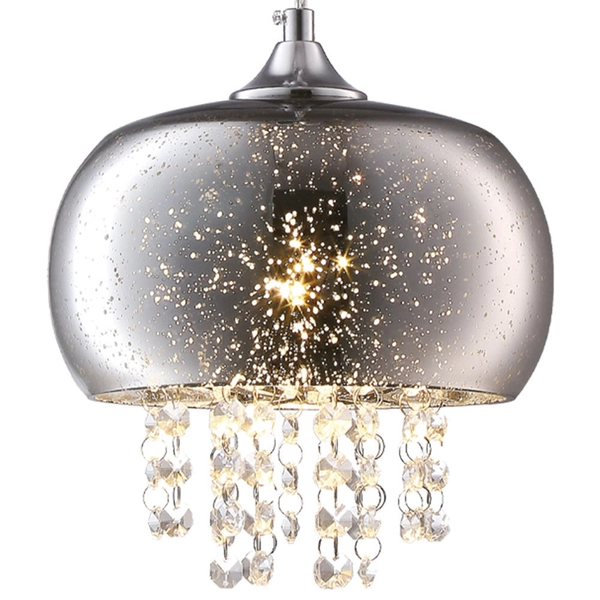 LAMPA wisząca STARLIGHT ML3787 Milagro metalowa OPRAWA listwa ZWIS z kryształkami kaskada glamour crystal chrom