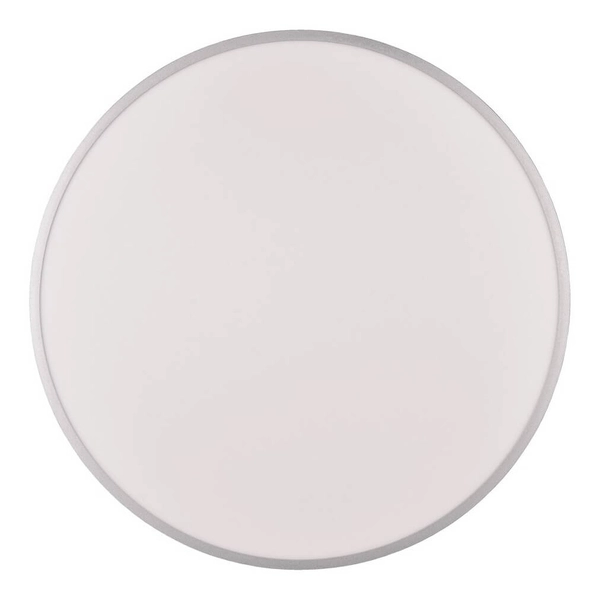 Ściemniany plafon z pilotem Yuma 641719187 LED 53W 3000-6500K biała srebrna