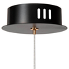 Wisząca lampa BERLIANE 00430/04/60 LED 4W 2700K szklana czarna złota