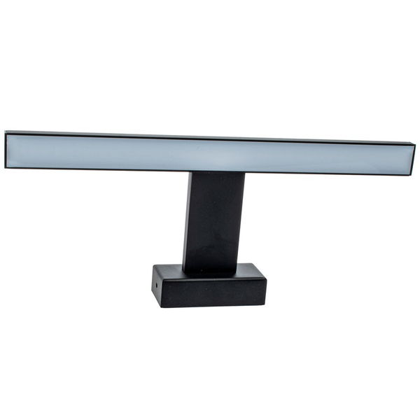 Kinkiet LAMPA ścienna SHINE ML4378 Milagro galeryjka OPRAWA listwa LED 7W 4000K nad lustro IP44 czarna