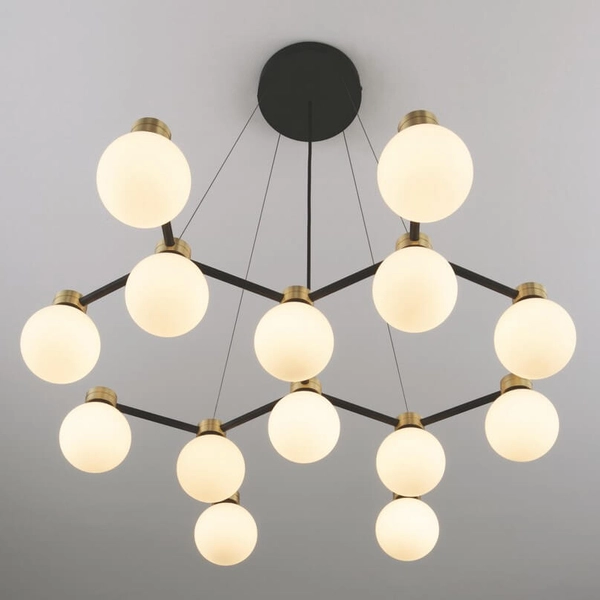 Wisząca lampa molekułowa CAMINOS LE44544 złoty czarny biały