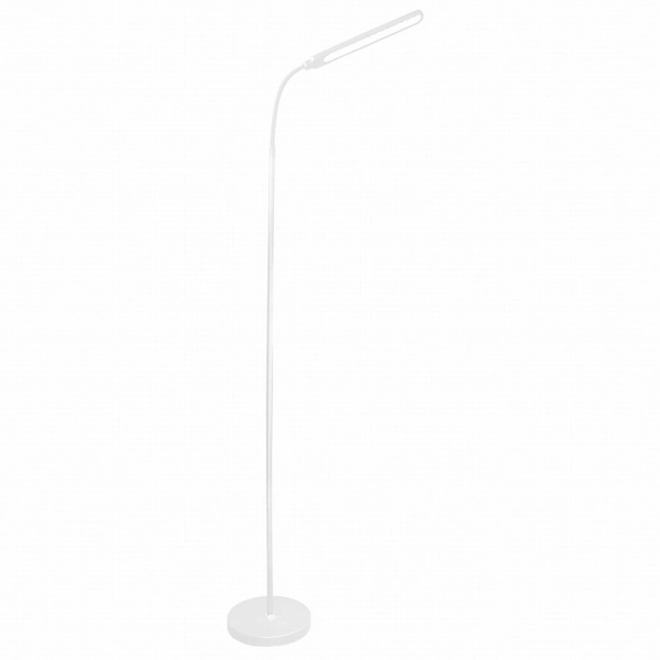 Salonowa lampa podłogowa SM-605-WH LED 10W 3000-6000K biały