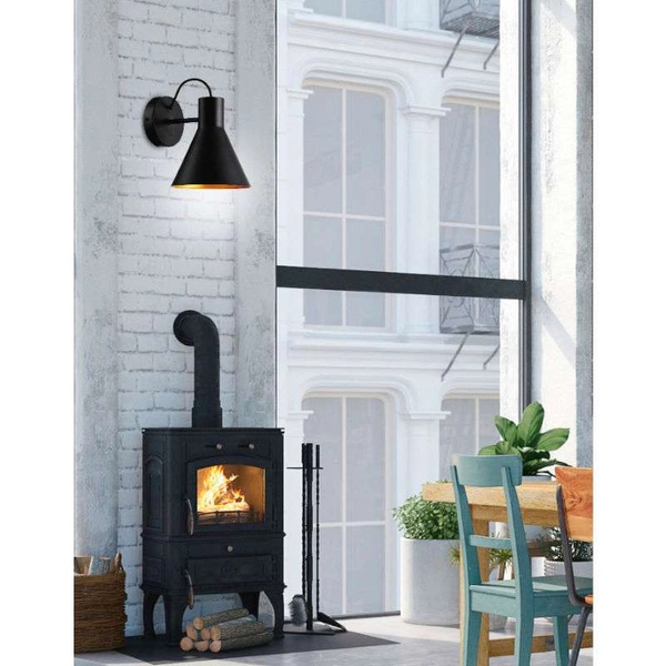 Kinkiet lampa ścienna MORE 21-71149 metalowa industrialna czarna