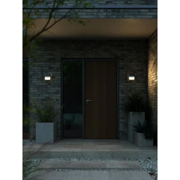 Zewnętrzna lampa ścienna Oliver 2218251003 LED 9W 2700K IP54 czarna