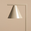 Gabinetowa lampa na biurko Form 1108B17 Aldex metalowy stożek beżowy