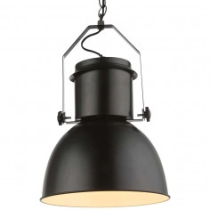 LAMPA wisząca KUTUM 15283 Globo metalowa OPRAWA zwis na łańcuchu loft czarny