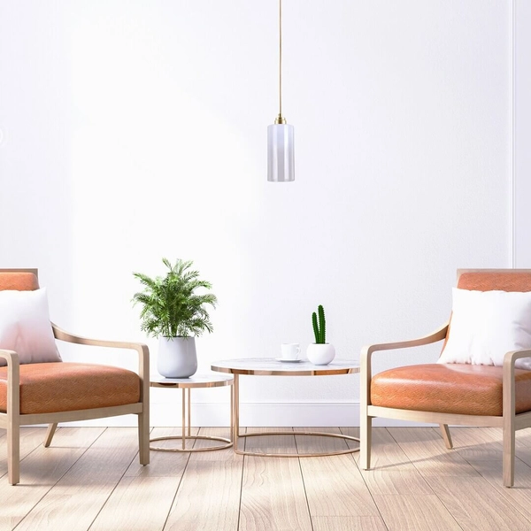 LAMPA wisząca PANTHEA 4479 Rabalux szklana OPRAWA zwis tuba złota biała