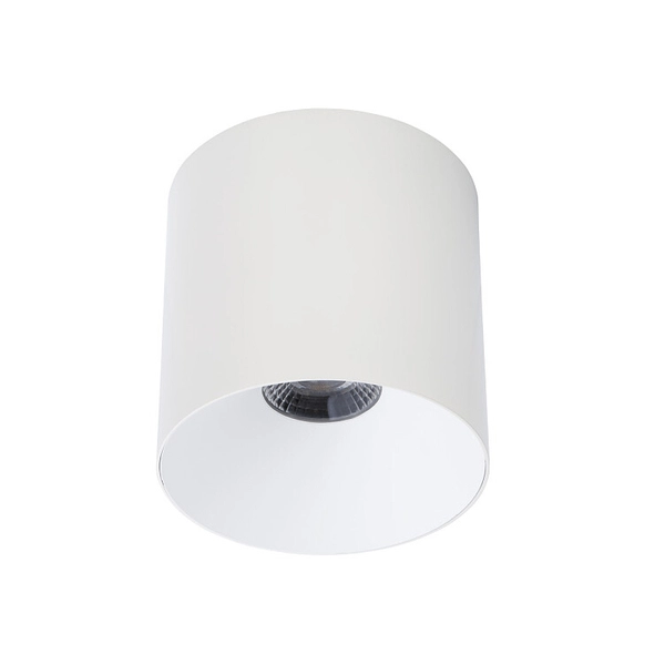 Sufitowa LAMPA plafon IOS 8744 Nowodvorski metalowa OPRAWA tuba LED 20W 3000K downlight biały
