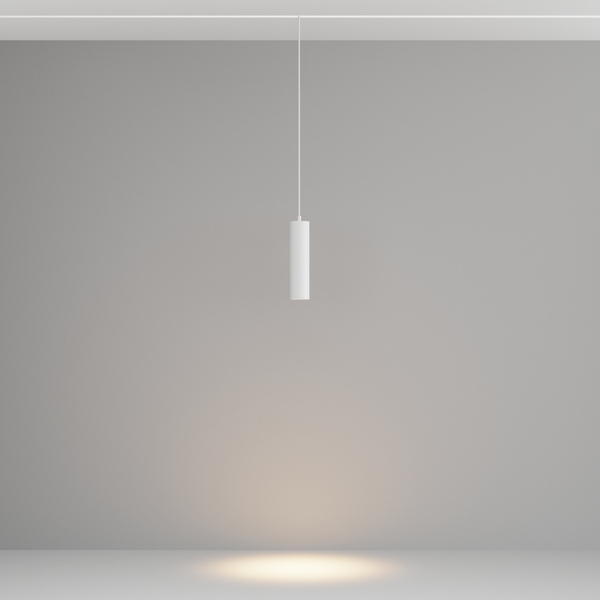 Zwisająca lampa do szynoprzewodów Focus TR041-2-12W3K-W LED 12W 3000K magnetycznych biała